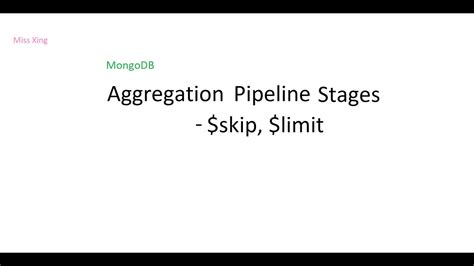 mongodb aggregate skip limit.